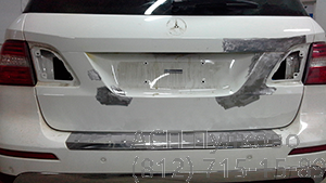 Фото ремонта крышки багажника