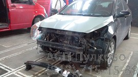 Кузовной ремонт бампера Hyundai Solaris