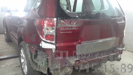 Фото ремонта крышки багажника Subaru