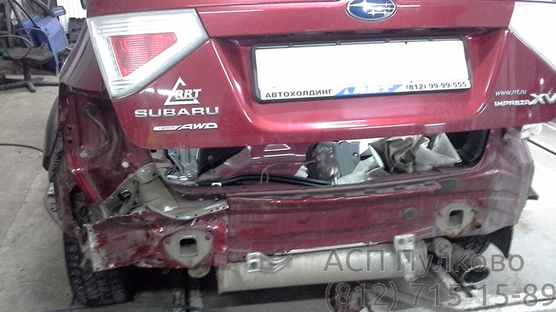покраска и ремонт Subaru Impreza