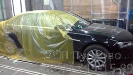Ремонт заднего крыла Audi 4