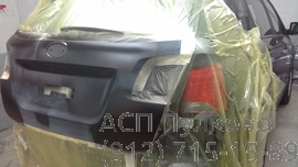 Фото ремонта крышки багажника KIA