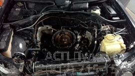 Фото замены двигателя Mercedes-Benz