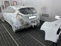 Покраска крыльев автомобиля Ford Focus в СПб - АСП Пулково фото номер 2