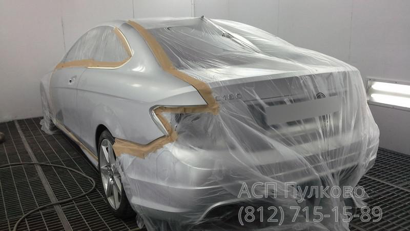 Фото кузовного ремонта Mercedes C