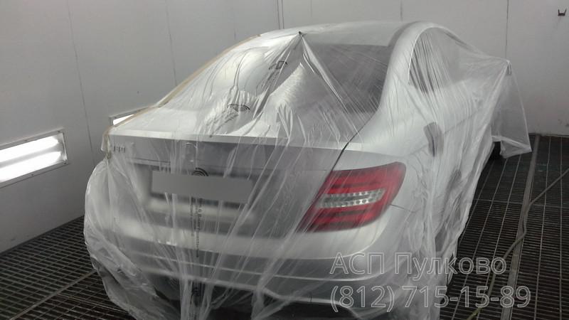 Фото кузовного ремонта Mercedes C