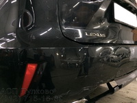 Lexus кузовной и малярный ремонт крышки багажника и бампера