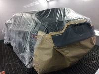 Lexus кузовной и малярный ремонт крышки багажника и бампера