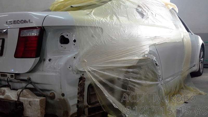 покраска и ремонт Lexus LS600